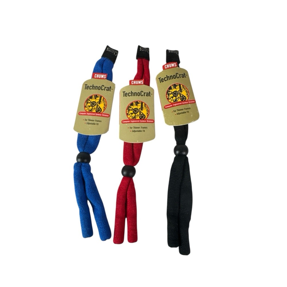 Chums‎ Unisex Technocrat Computer Engineered Eyewear Cotton Retainer Cord 3 Pack